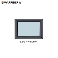 52x37 Casement Aluminium Insulated Glass Blue Impact Window Near Me