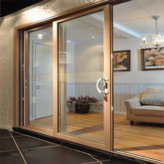 2.5mm heavy duty design 3 panel aluminum sliding door with screen on China WDMA