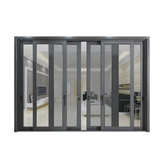 2.5mm heavy duty design 3 panel aluminum sliding door with screen on China WDMA