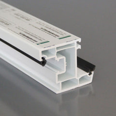 2 or 3 tracks sliding upvc profiles for construction doors and windows on China WDMA