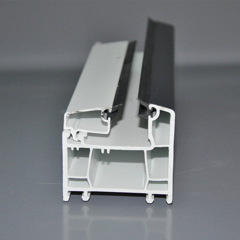 2 or 3 tracks sliding upvc profiles for construction doors and windows on China WDMA