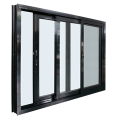 2016 New product sound insulation pvc /alu sliding glass window roller office interior sliding window on China WDMA