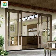 2023 Best selling single pane panel sliding glass doors aluminum veranda thermal break sliding door on China WDMA