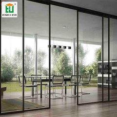 2023 Best selling single pane panel sliding glass doors aluminum veranda thermal break sliding door on China WDMA