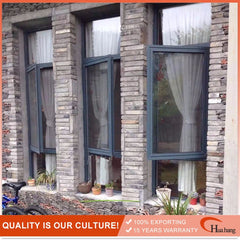 2023 Hot Sale French Aluminum Double Glazed Casement Window With Built In Blinds