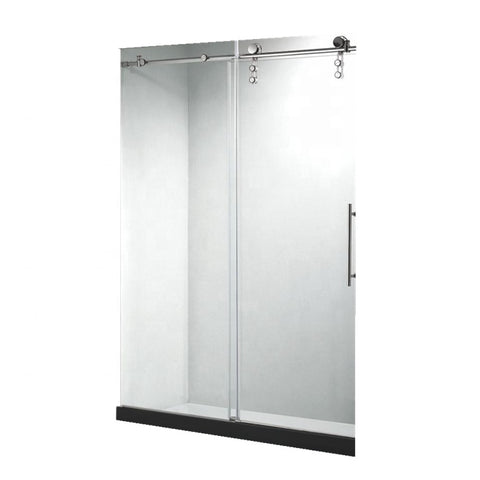 2023 cheap factory price new design hanging rollers sliding screen shower enclosure door on China WDMA