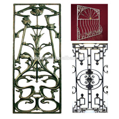 2023 latest design cast iron window grills design on China WDMA