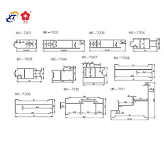 2018 New Design Blind Inside Double Aluminium ProfilesSliding Window for Kenya / Horizontal Sliding Sash on China WDMA