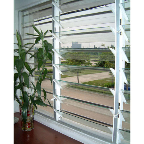 2018 factory hot sale upvc louvre windows cheap price pvc mosquito net windows and doors on China WDMA