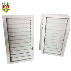 2018 hot sale security luxury jalousie window shutter aluminum wooden louvered windows with AS/NZ2208 on China WDMA