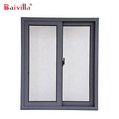 2019 Latest Design Small Aluminum Slide Window With Mosquito Screen on China WDMA