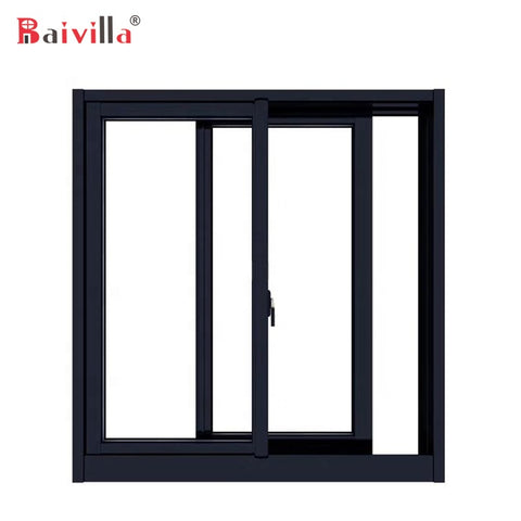 2019 Latest Design Small Aluminum Slide Window With Mosquito Screen on China WDMA