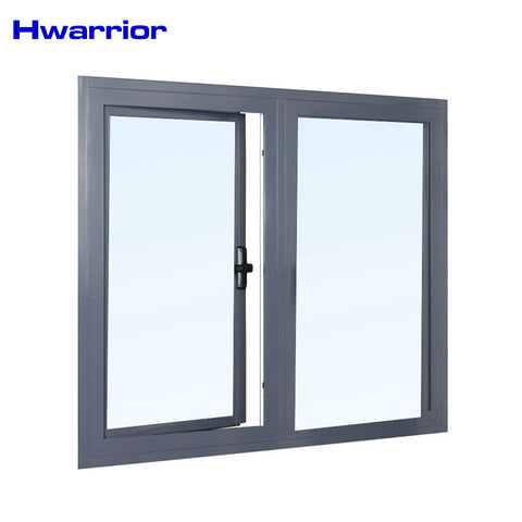 2019 New Tempered Glass Aluminum Casement Window on China WDMA