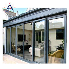 2019 OEM aluminum internal glass sliding doors used patio doors on China WDMA