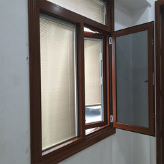 2019 hot sales aluminum glass window with screen swing panel frame on China WDMA