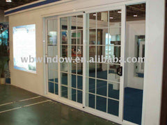 2019 new products popular patio white winterize sliding doors with grills on China WDMA