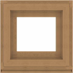 WDMA 24x24 (23.5 x 23.5 inch) Composite Wood Aluminum-Clad Picture Window without Grids-1