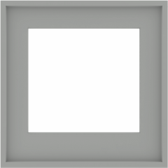 WDMA 24x24 (23.5 x 23.5 inch) Composite Wood Aluminum-Clad Picture Window without Grids-5