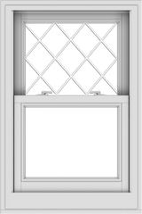 WDMA 24x36 (23.5 x 35.5 inch)  Aluminum Single Double Hung Window with Diamond Grids