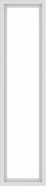 WDMA 24x96 (23.5 x 95.5 inch) Vinyl uPVC White Picture Window without Grids-1