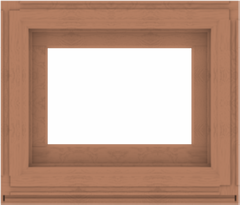 WDMA 28x24 (27.5 x 23.5 inch) Composite Wood Aluminum-Clad Picture Window without Grids-4