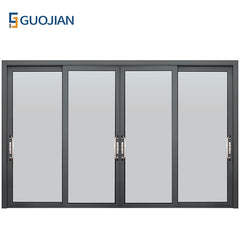 3 Tracks Soundproof Triple Glass Aluminum Sliding Doors on China WDMA