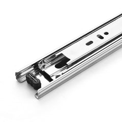 3 fold ball bearing iron china manufacturers furniture sliders sliding door rail drawer slide on China WDMA