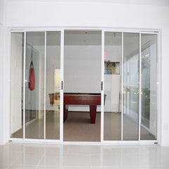 3-track Two Panels PVC Patio Sliding Doors, Kitchen Panel Track Sliding door, UPVC glass sliding patio doors on China WDMA