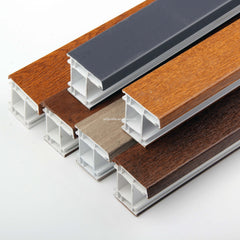 3 tracks sliding pvc window extrusion upvc profile for upvc windows and doors on China WDMA