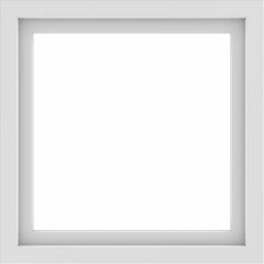 WDMA 30x30 (29.5 x 29.5 inch) Vinyl uPVC White Picture Window without Grids-1