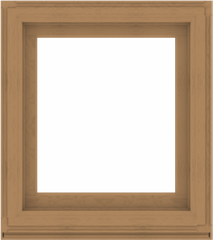 WDMA 32x36 (31.5 x 35.5 inch) Composite Wood Aluminum-Clad Picture Window without Grids-1