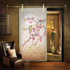 36 x 80 fancy customized frameless folding screen exterior pocket sliding glass japanese style doors on China WDMA