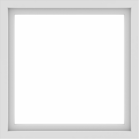 WDMA 36x36 (35.5 x 35.5 inch) Vinyl uPVC White Picture Window without Grids-1