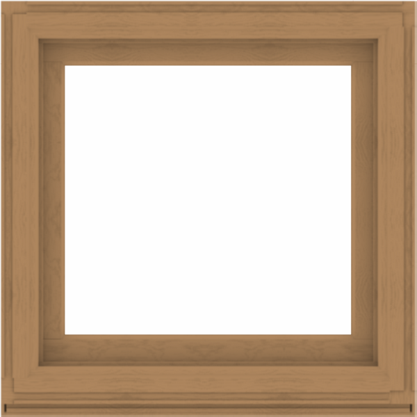 WDMA 34x34 (33.5 x 33.5 inch) Composite Wood Aluminum-Clad Picture Window without Grids-1