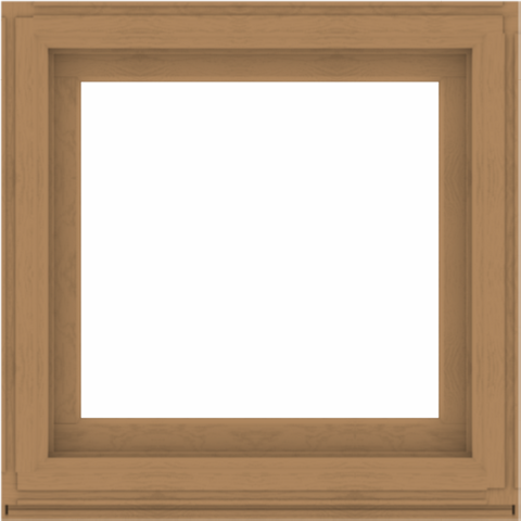 WDMA 34x34 (33.5 x 33.5 inch) Composite Wood Aluminum-Clad Picture Window without Grids-1