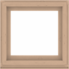 WDMA 36x36 (35.5 x 35.5 inch) Composite Wood Aluminum-Clad Picture Window without Grids-2