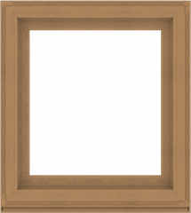 WDMA 36x40 (35.5 x 39.5 inch) Composite Wood Aluminum-Clad Picture Window without Grids-1