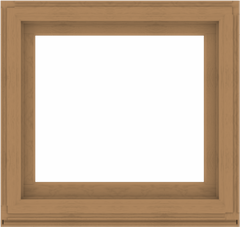 WDMA 38x36 (37.5 x 35.5 inch) Composite Wood Aluminum-Clad Picture Window without Grids-1