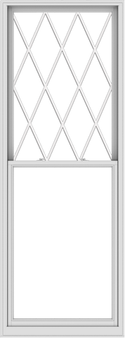 WDMA 40x108 (39.5 x 107.5 inch)  Aluminum Single Double Hung Window with Diamond Grids