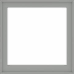 WDMA 40x40 (39.5 x 39.5 inch) Composite Wood Aluminum-Clad Picture Window without Grids-5