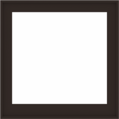 WDMA 40x40 (39.5 x 39.5 inch) Composite Wood Aluminum-Clad Picture Window without Grids-6