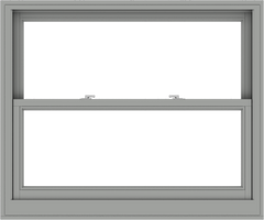WDMA 48x40 (47.5 x 39.5 inch)  Aluminum Single Double Hung Window without Grids-1