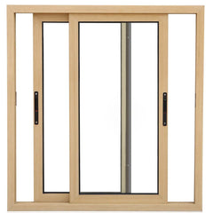 5+9A+5mm Aluminum Frame Double Tempered Glass Horizontal Sliding Window on China WDMA