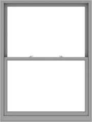 WDMA 54x72 (53.5 x 71.5 inch)  Aluminum Single Double Hung Window without Grids-1