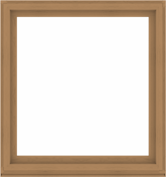 WDMA 56x60 (55.5 x 59.5 inch) Composite Wood Aluminum-Clad Picture Window without Grids-1