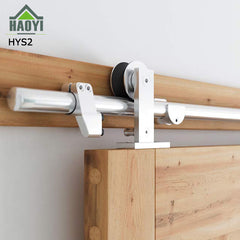 6.6ft Heavy Duty Sliding Barn Door Hardware Kit Simple and Easy to Install on China WDMA