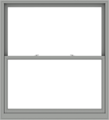 WDMA 60x66 (59.5 x 65.5 inch)  Aluminum Single Double Hung Window without Grids-1