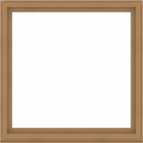 WDMA 68x68 (67.5 x 67.5 inch) Composite Wood Aluminum-Clad Picture Window without Grids-1