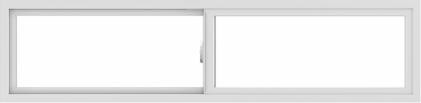 WDMA 72x18 (71.5 x 17.5 inch) Vinyl uPVC White Slide Window without Grids Interior