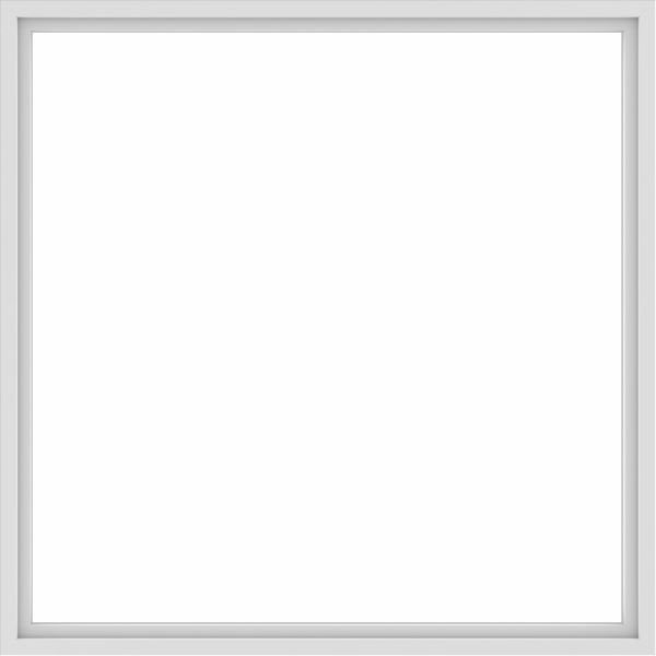 WDMA 78x78 (77.5 x 77.5 inch) Vinyl uPVC White Picture Window without Grids-1